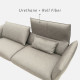 Boston Recliner Sofa, L198, Semi Aniline Leather G3 342 [Display]
